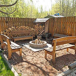 Fire Pit at the Lake